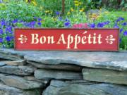 Bon Appetit sign - Red_image