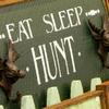 Hunting Signs, Moose Decor, Wood Signs, Indoor and Outdoor Signs, Bar Signs, Country Signs, Farm and Ranch, Lake and Lodge Signs and Decor, Eat Sleep Hunt, Cast Iron Moose Hooks, Wall Hooks, Crow Bar D'signs