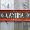 Cantina Sign, Bar and Pub Signs, Tavern Sign, Handmade Wood Signs, Rustic Wall Signs, Country Decor, Indoor and Outdoor Signs, Handcrafted by Crow Bar D'signs, 9" x 30", $40.00 plus shipping