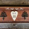 Custom and Personalized Wedding and Anniversary Signs, Handmade Wood Signs, Rustic Wood Signs, Primitive, Country Chic, Cast Iron Floral Hooks, Handcrafted by Crow Bar D'signs