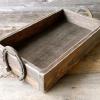 Rustic Wood Boxes, Country Style Boxes, Tabletop Boxes and Decor, Rustic Horseshoe Handles, Western Home Decor, Storage Box, Organizer, Distressed Wood Boxes, Country Chic, Primitive.  Handmade by Crow Bar D'signs.  Made in the U.S.A