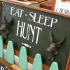 Hunting Signs and Decor, Lake and Lodge Signs, Cast Iron Moose Hooks, Country Farm and Ranch Signs, Rustic Wall Signs with Hooks, Handmade by Crow Bar D'signs, Made in the U.S.A