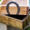 Rustic Tabletop Boxes, Wooden Trays, Horseshoe Handles, Country Cottage Chic, Western Style Boxes and Decor, Farm and Ranch, Lake and Lodge, Handmade by Crow Bar D'signs, Made in the U.S.A