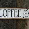 Coffee Sign, Cafe and Diner Signs, Kitchen Wall Decor, Rustic Wood Signs, Handcrafted by Crow Bar D'signs, Made in the USA