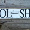 Tool Shed sign - 6.5"x34" - Indoor and Outdoor Signs - Garage Signs - Vintage and Rustic Home Decor - Handcrafted by Crow Bar D'signs
