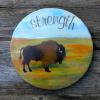 American Buffalo, Bison Wall Art, Spirit Animal Signs, Animal Art, Wildlife Decor, Wildlife Wall Art, Nature Wall Decor, Inspirational Signs, Rustic Wall Signs, Lake and Lodge, Country Western Style Home Decor, Log Cabin Decor, Handmade by Crow Bar D'signs, Made in the USA