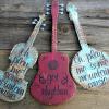 Handmade Wood Signs, Fiddle, Guitar, and Banjo Signs, Country Signs and Decor, Country Music Signs, Rustic Wood Signs and Wall Decor, Get Rhythm and Oh, play me some mountain music signs, Handmade by Crow Bar D'signs, USA