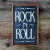 Rock-N-Roll Sign, Wall Decor, Bar Signs, Musical Signs, Rustic Wood Signs, Handmade Signs, Signs for the Home, Pub Signs, Indoor and Outdoor Signs, Made by Crow Bar D'signs, Made in the USA
