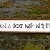 Just a closer walk with thee, Handmade Wood Sign, Inspirational Signs and Sayings, Gospel, Rustic Wood Signs, Country Signs and Home Decor, Cottage Chic Decor, Wall Decor, Home and Living, Wooden Signs, Handcrafted by Crow Bar D'signs