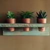 Small Wall Shelf, Organizer, Terracotta Pots, Plant Hanger, Rustic Wall Shelf, Shelf Display, Handmade, Turquoise, Country Chic, Cottage Chic, Home Decor