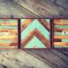 Salvaged Wood Art, Rustic Wall Decor, Chevron Design, Love Sign, Home Sign, Wall Display, Cottage Chic Wall Decor, Country Decor, Handmade Wall Decor, Chevron Decor, Wood Chevron, Boho Decor, Signs for the Home, Handmade