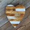 Rustic Heart Sign, Love Signs, Salvaged Wood Decor, Reclaimed Wood Signs, Distressed Wood Signs, Cedar Signs, Heart Decor, Wall Art, Recycled Wood Art, Hand Painted Wood Signs, Rustic Wood Decor, Lake and Lodge Decor, Bohemian Decor, Boho Decor, Handcrafted Wood Signs