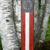 Vintage Flag - 7"x27" - Patriotic Home Decor - American Flag Decor - Vintage and Rustic Signs and Decor - Handcrafted by Crow Bar D'signs